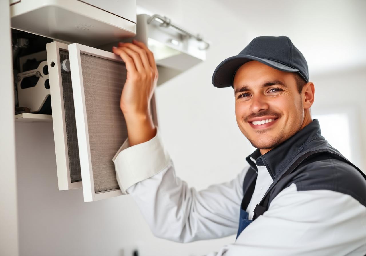 Quarterly home maintenance — air filter change